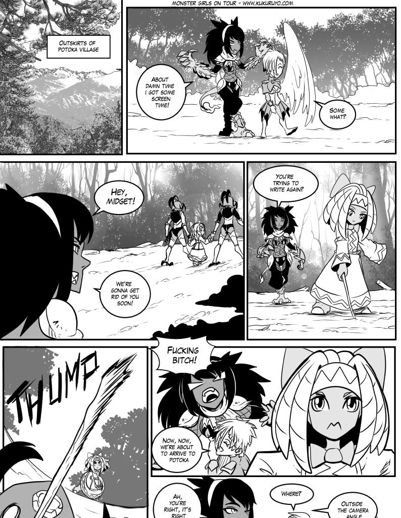 Monster girls on tour - Episode 327, Page 1: Page 327